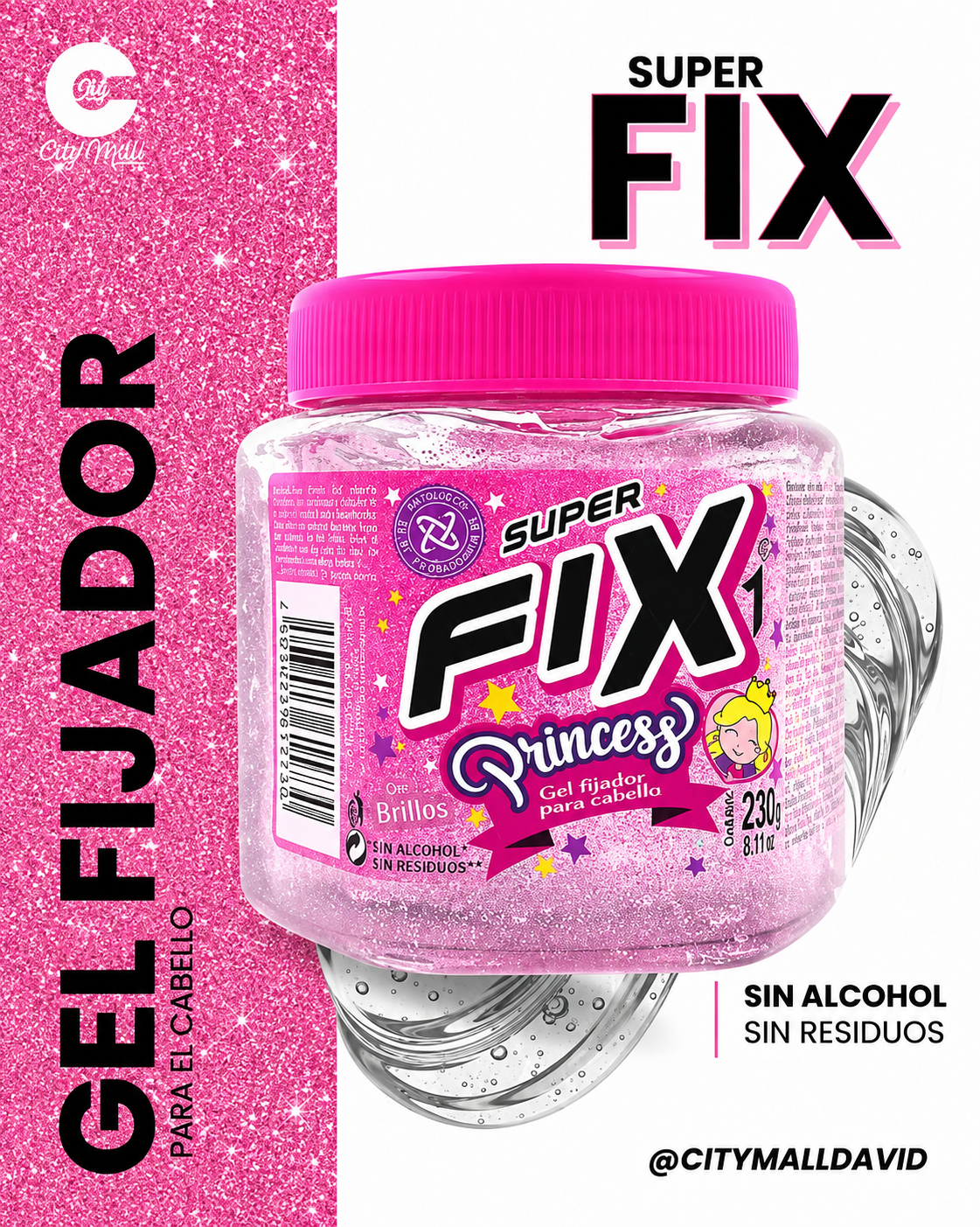 Gel Super Fix Princess X230Gr