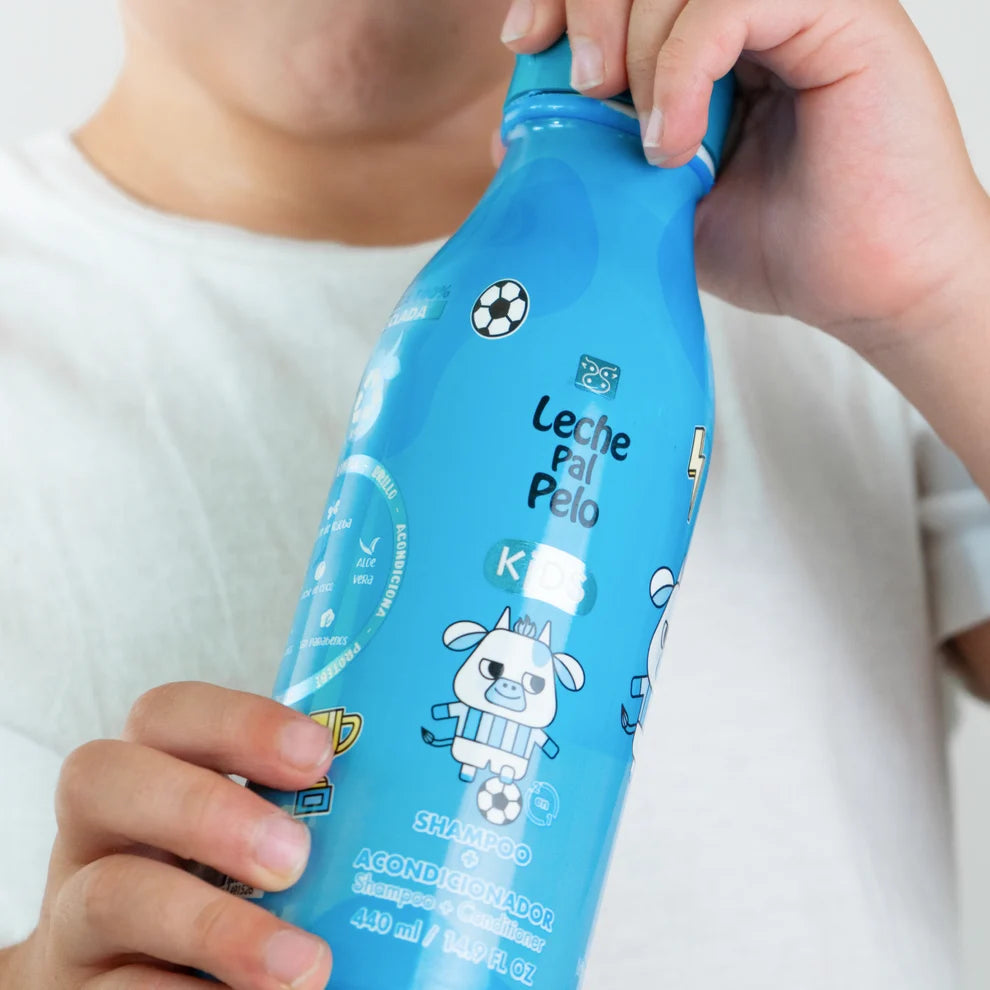 Shampoo + Acondicionador 2 en 1 Leche Pal Pelo Kids