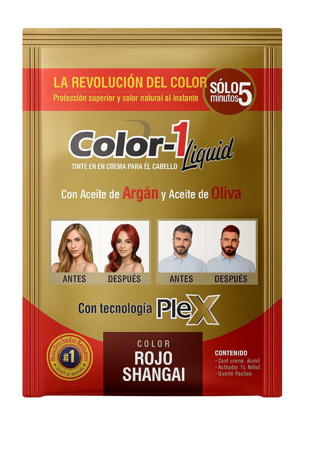 Color 1 - Rojo shangai X 15Ml