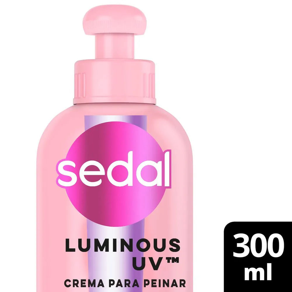 Crema para Peinar Sedal Luminous UV x 300 ml