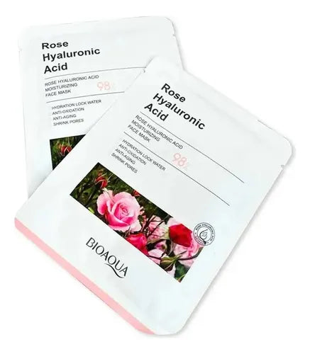 Velo Facial Rosas Acido Hialuro X1 Unidad