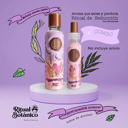 Combo Rosado Ritual De Seducción Ritual Botánico