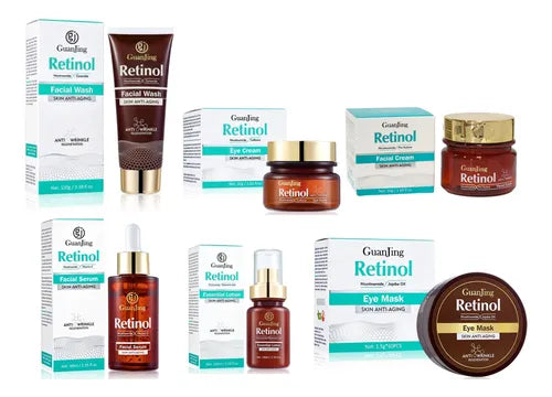 Kit De Skincare Aclarante Con Retinol Guanjing