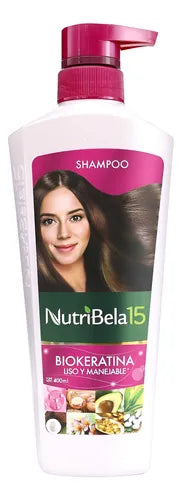 Shampoo NutriBela 15 – Biokeratina (Liso y Manejable)