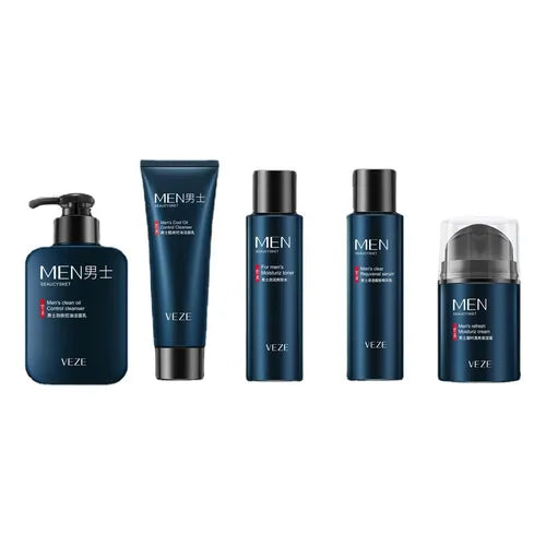 Kit Skincare Masculino Hidratación & Control de Brillo – VEZE (x5)