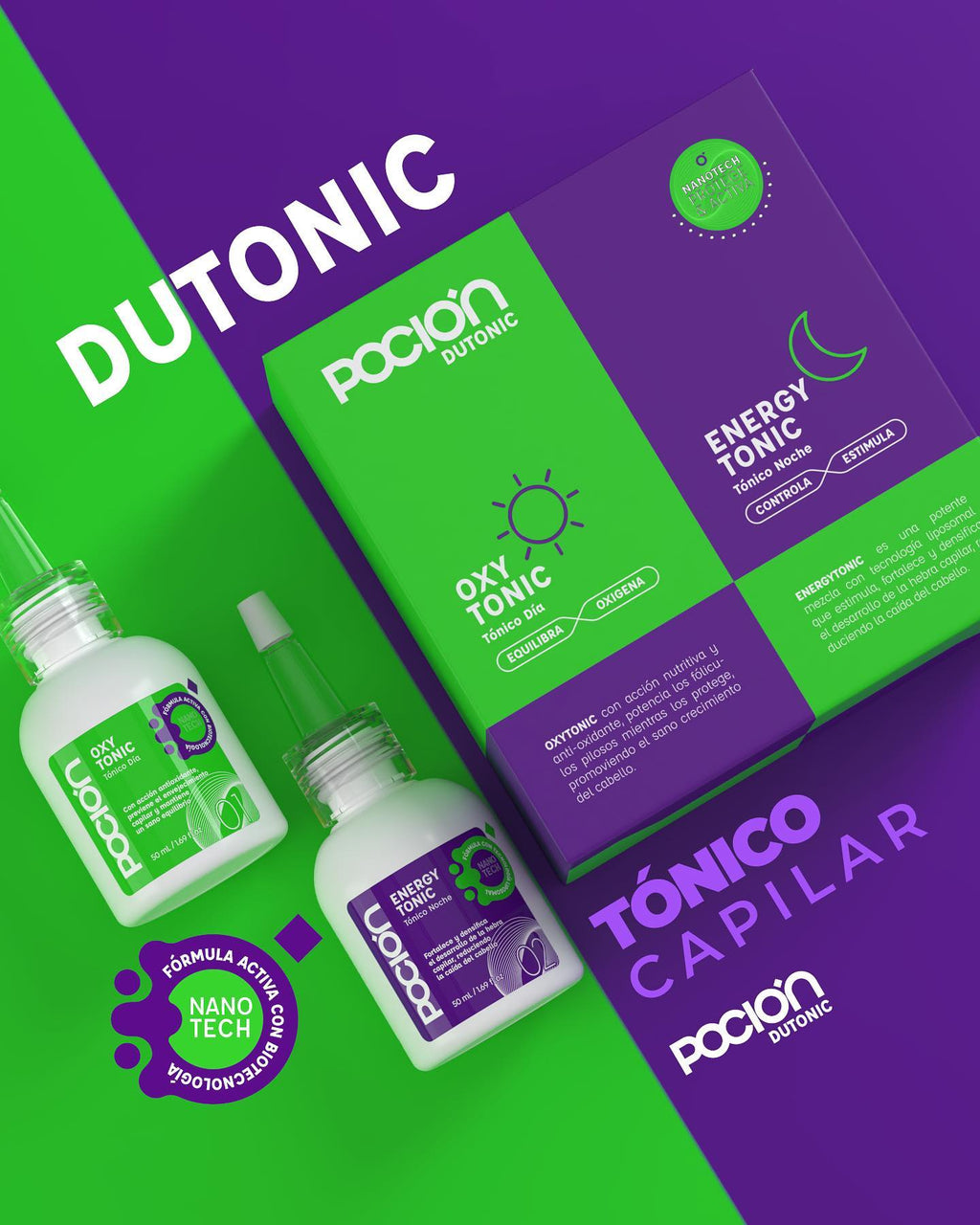 DuTonic Anticaída y Crecimiento La poción x2 x60ml