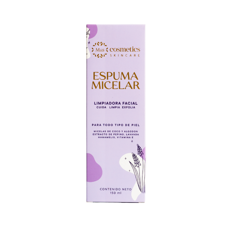 Espuma Micelar Limpiadora Facial Miis Cosmetics – X150 ml