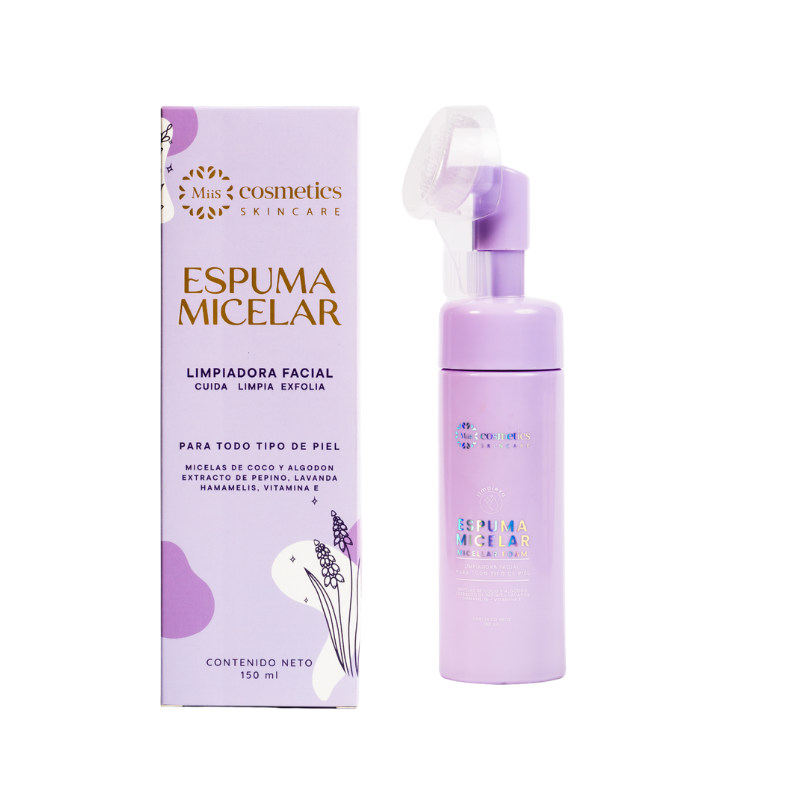 Espuma Micelar Limpiadora Facial Miis Cosmetics – X150 ml