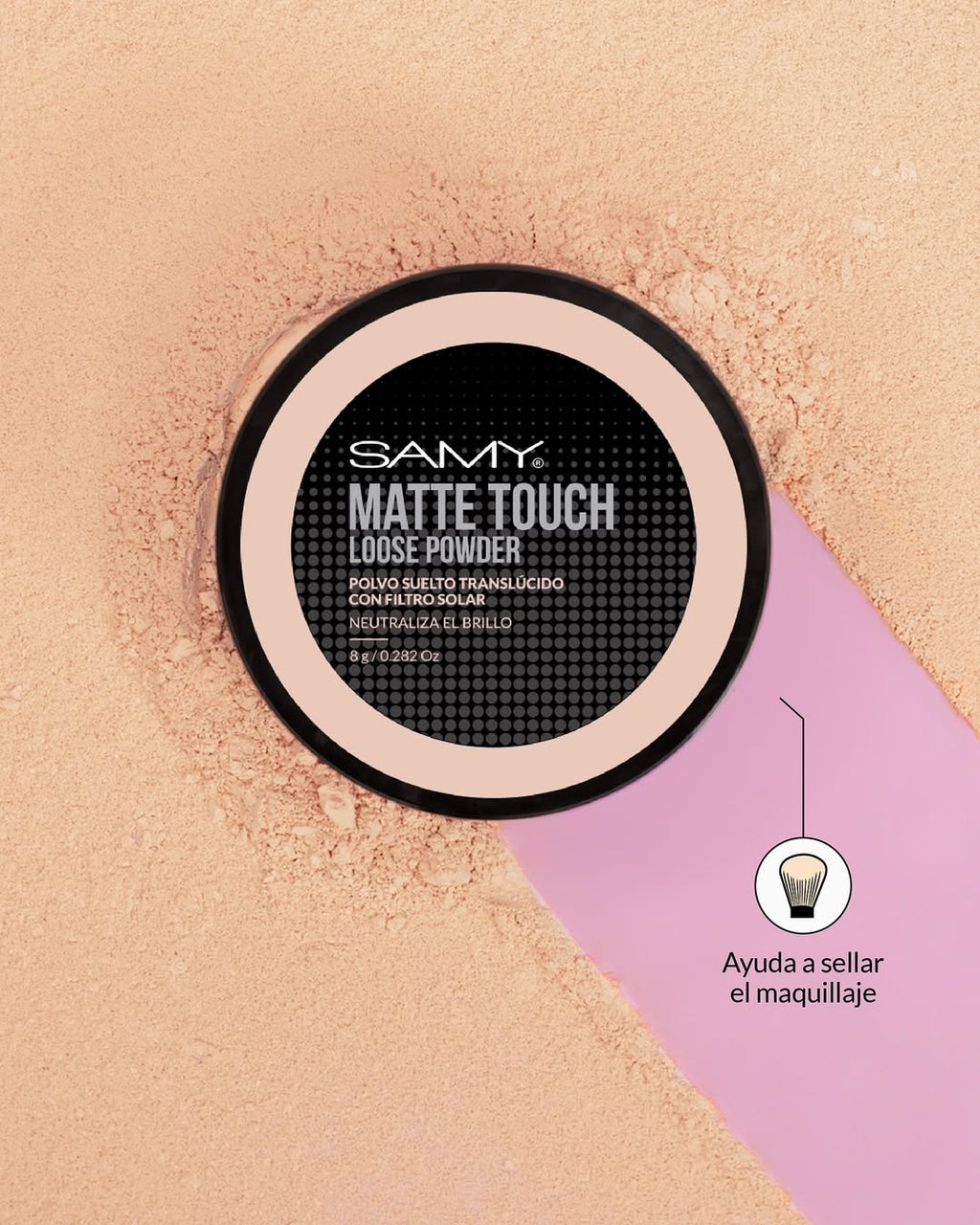 Polvo Suelto Translúcido Matte Touch Samy