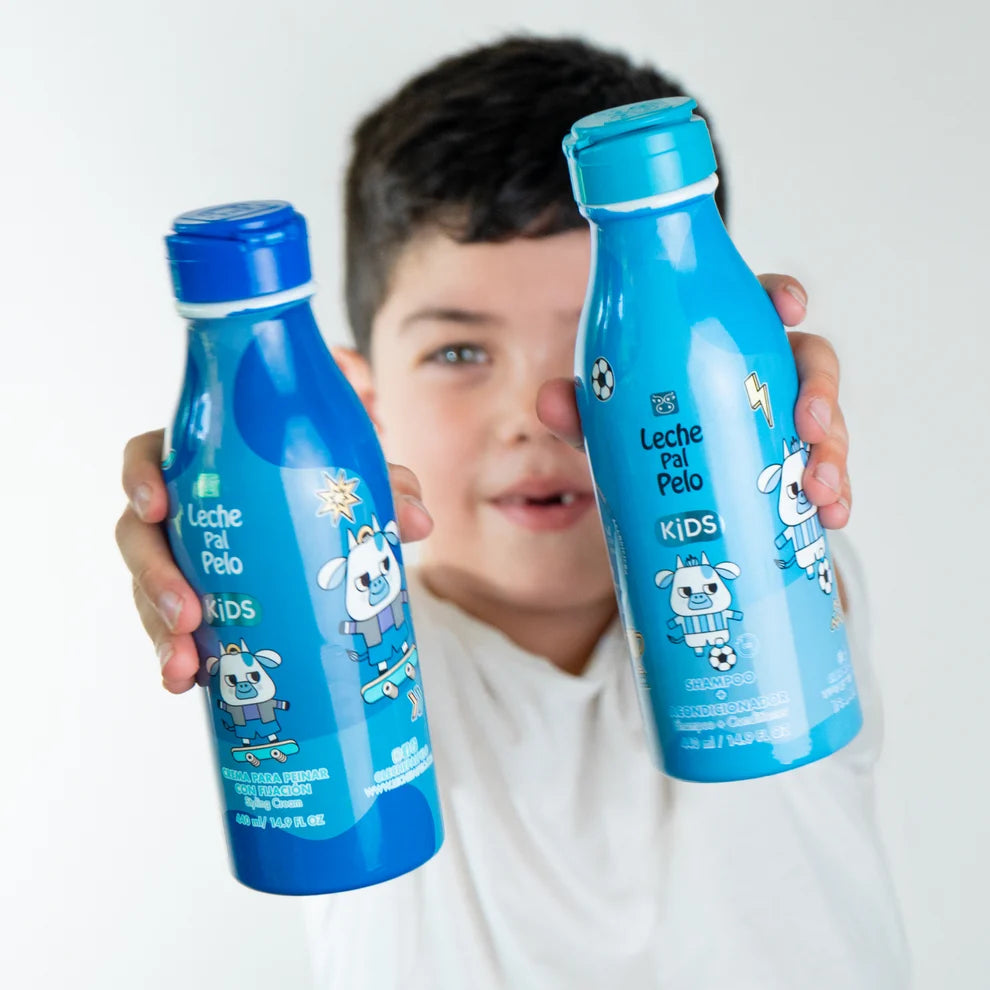 Shampoo + Acondicionador 2 en 1 Leche Pal Pelo Kids