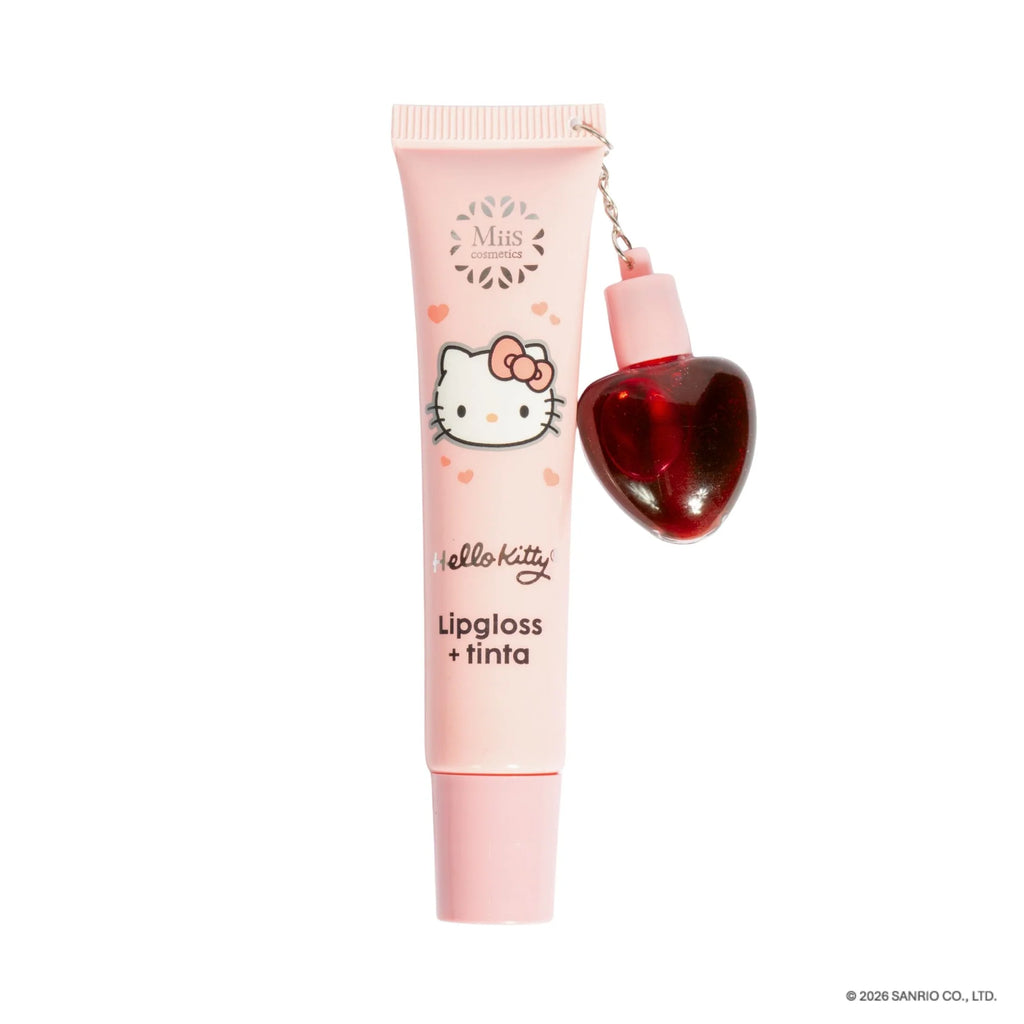 Lip Gloss + Tinta Hello Kitty – Miis Cosmetics 🎀💖