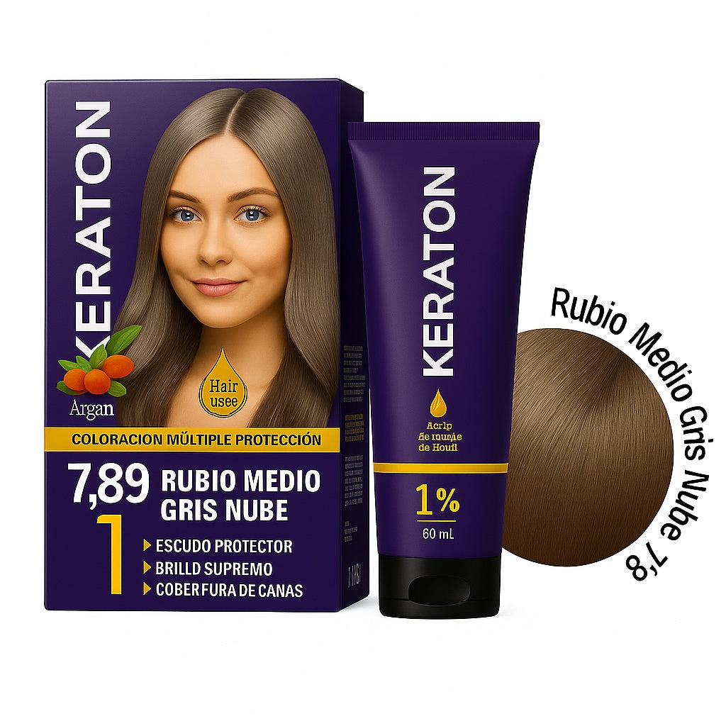 Keraton Rubio Medio Gris Nube 7.89