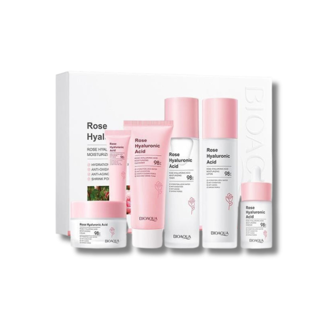 Kit Facial Hialuronico Rosas Bioaqua