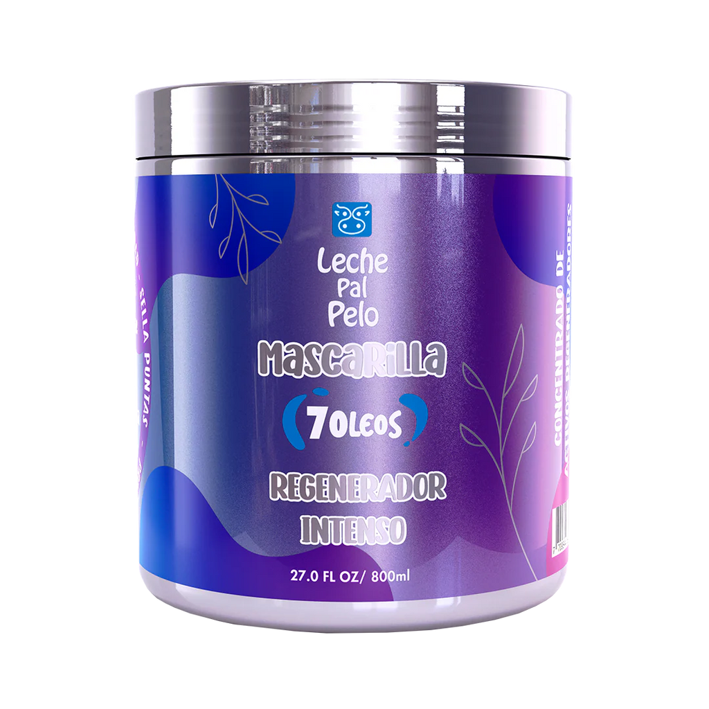 Mascarilla Capilar 7 Oleos Regenerador Intenso Leche Pal Pelo