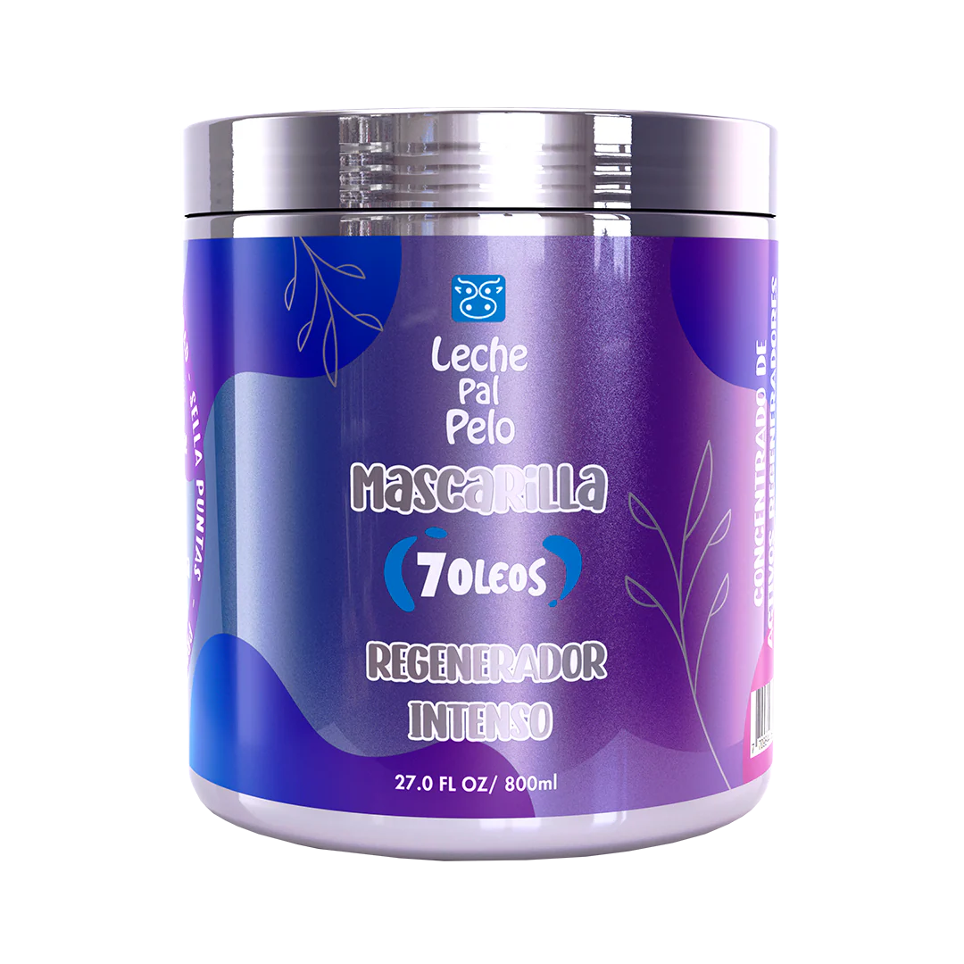 Mascarilla Capilar 7 Oleos Regenerador Intenso Leche Pal Pelo