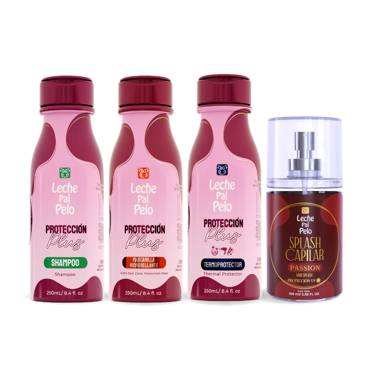 Mini Kit Protección Plus X250Ml – Leche Pal Pelo.
