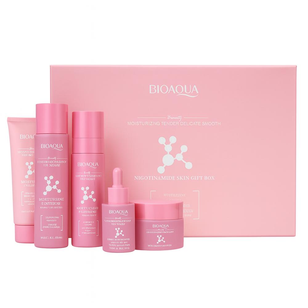 Set De Cuidado Facial De Nicotinamida X6 Piezas Bioaqua