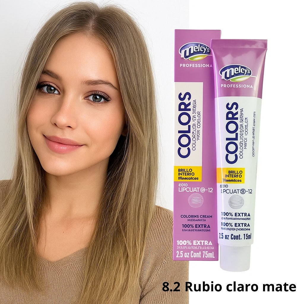 Tinte 8.2 Rubio Claro Mate 75 Ml
