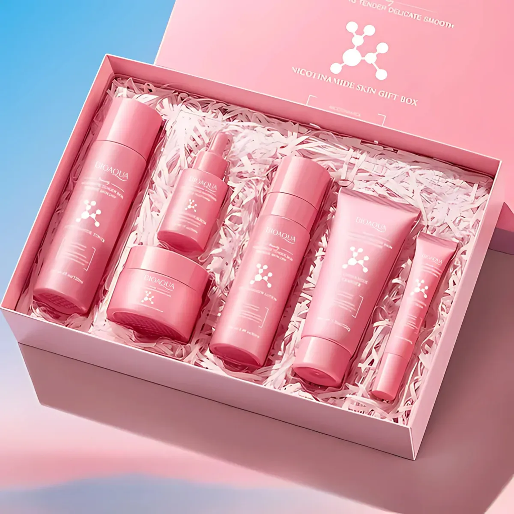 Set De Cuidado Facial De Nicotinamida X6 Piezas Bioaqua