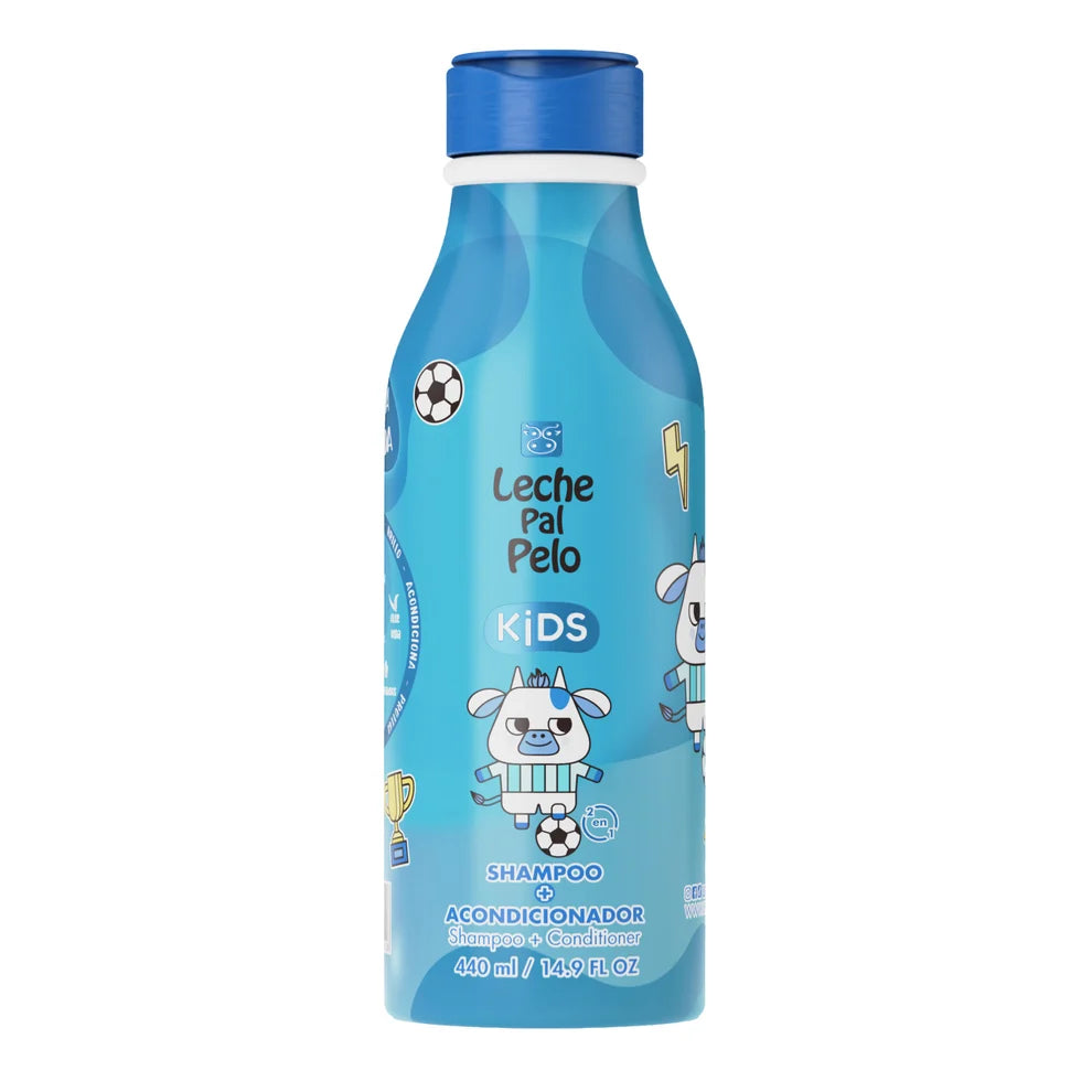 Shampoo + Acondicionador 2 en 1 Leche Pal Pelo Kids