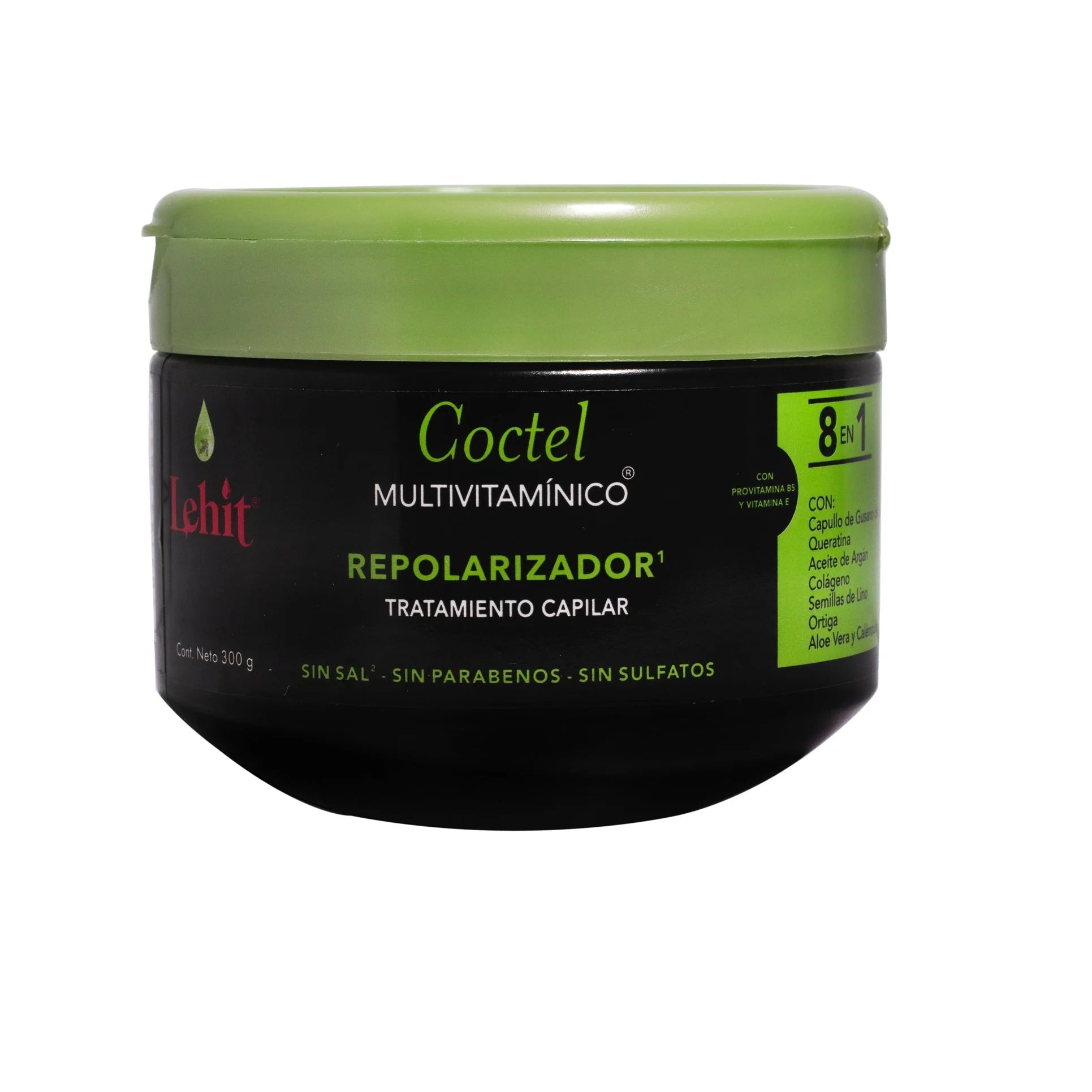 Tratamiento Repolarizador Coctel 8 En 1 Lehit X300Ml