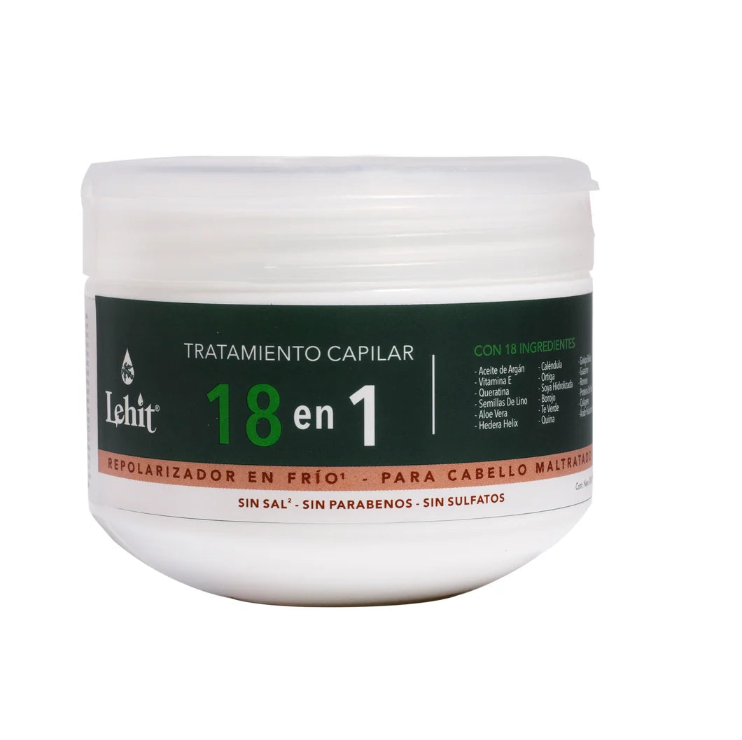 Tratamiento  Capilar Lehit 18 en 1 Sin Sal – 300 g