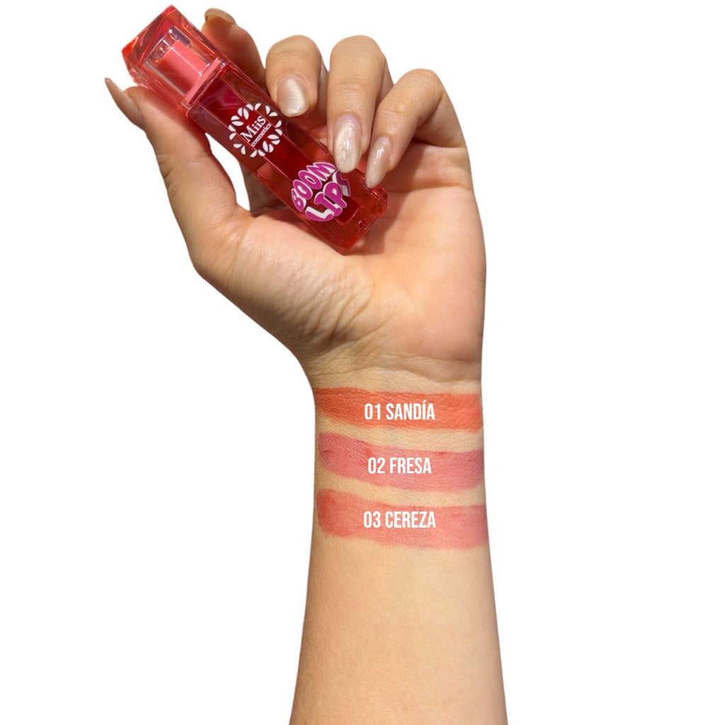 Tinta Boom Lips  Cereza - Miis Cosmetics