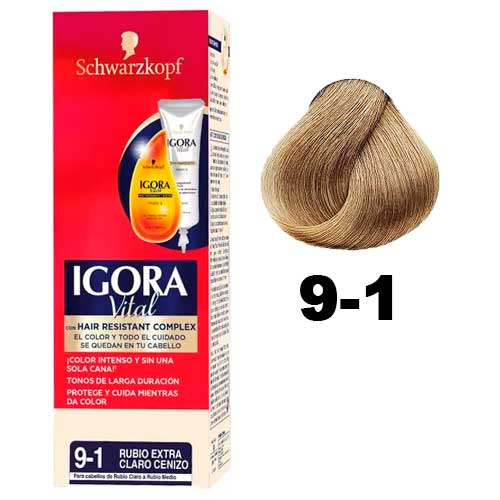 Igora Rubio Extra Claro Cenizo 9.1