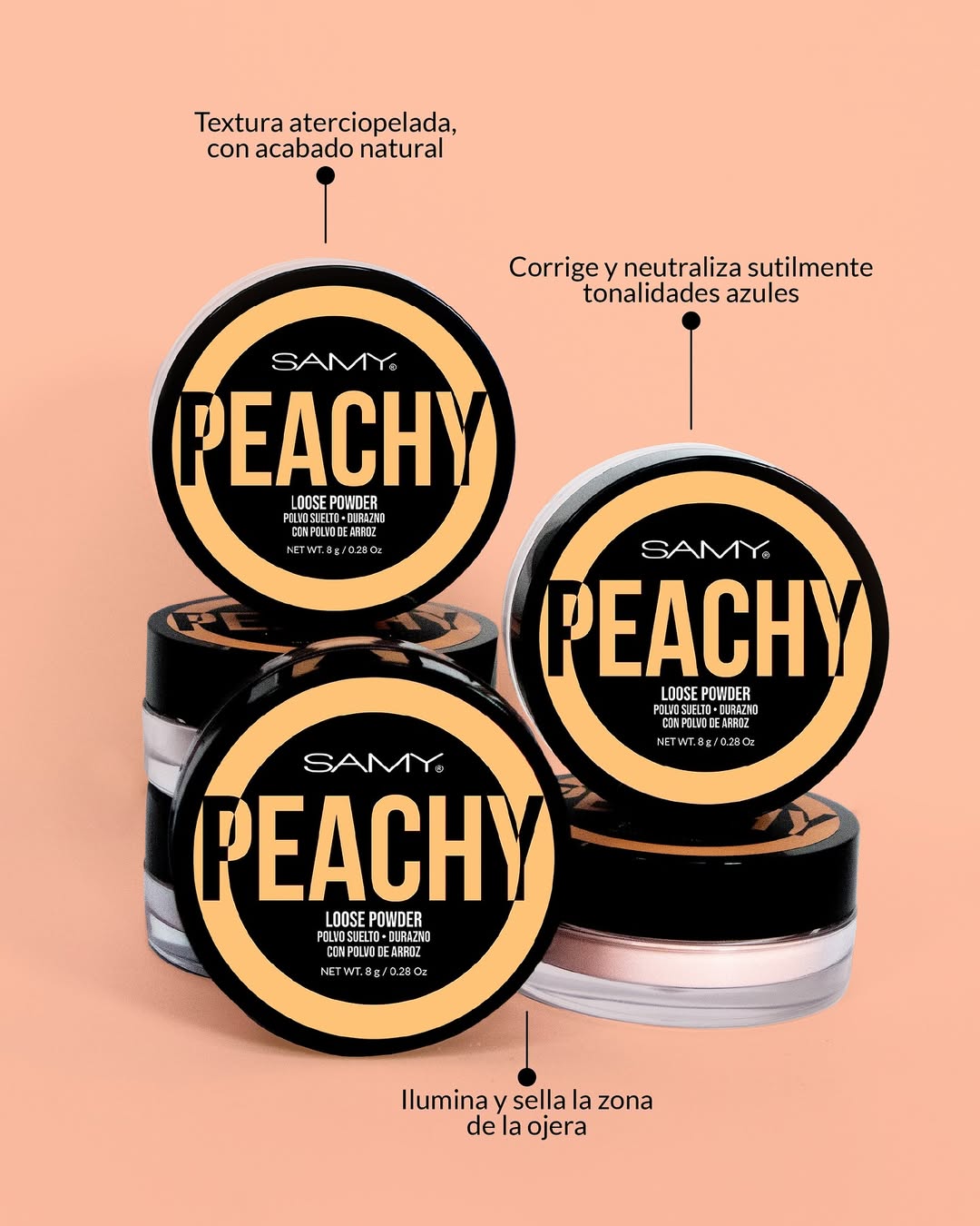 Polvo Suelto Durazno - Peachy Samy