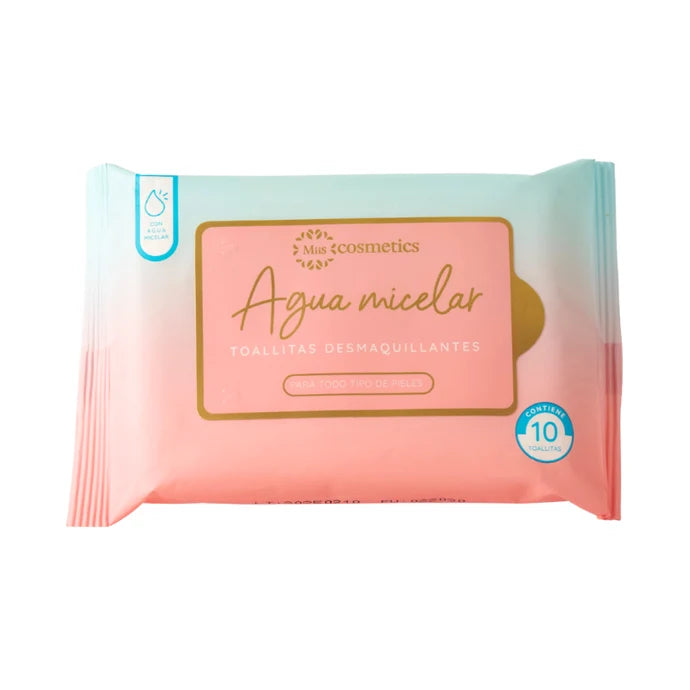 Toallitas Desmaquillantes Agua Micelar - Miis Cosmetics