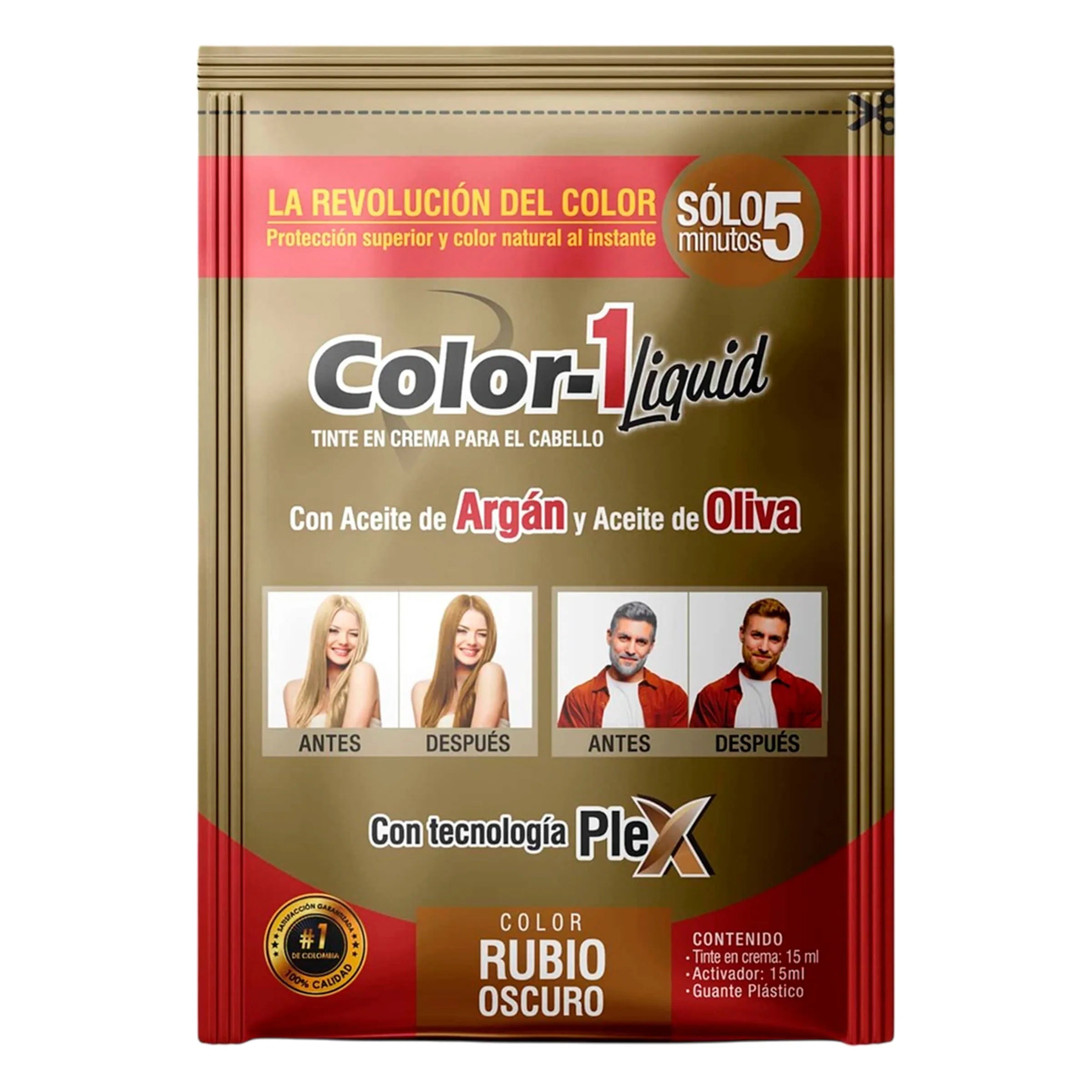 Color 1 -Rubio Oscuro  X 15Ml