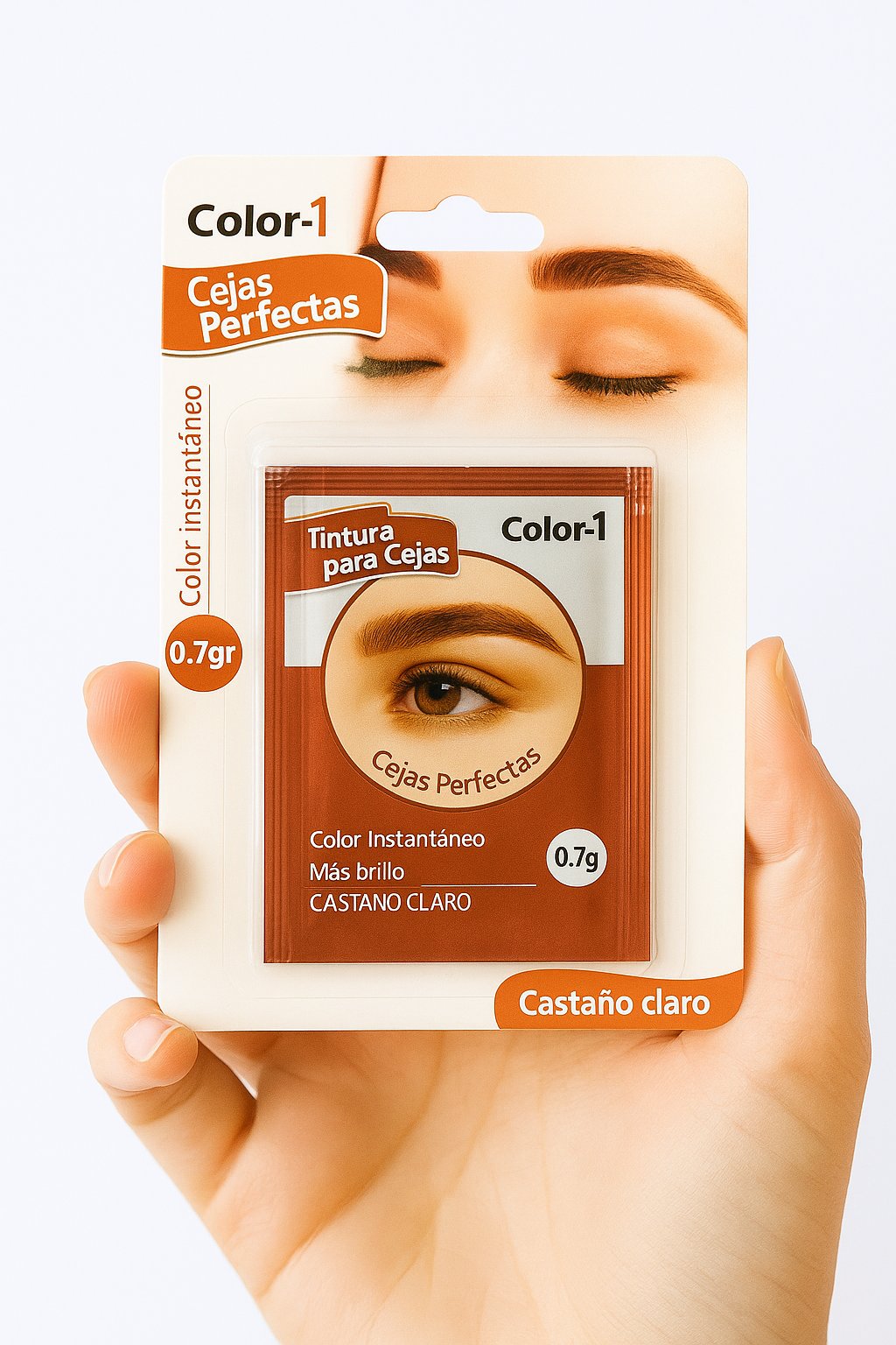 Tinte para cejas color 1 Castaño Claro