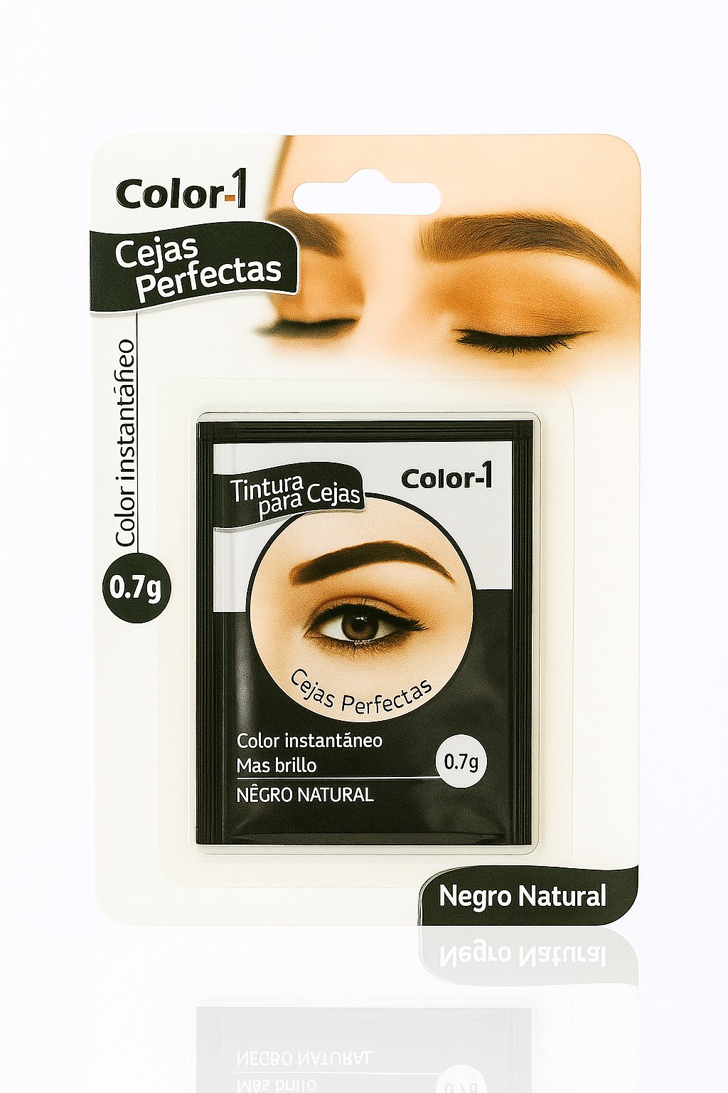 Tinte para cejas color 1  Negro Natural