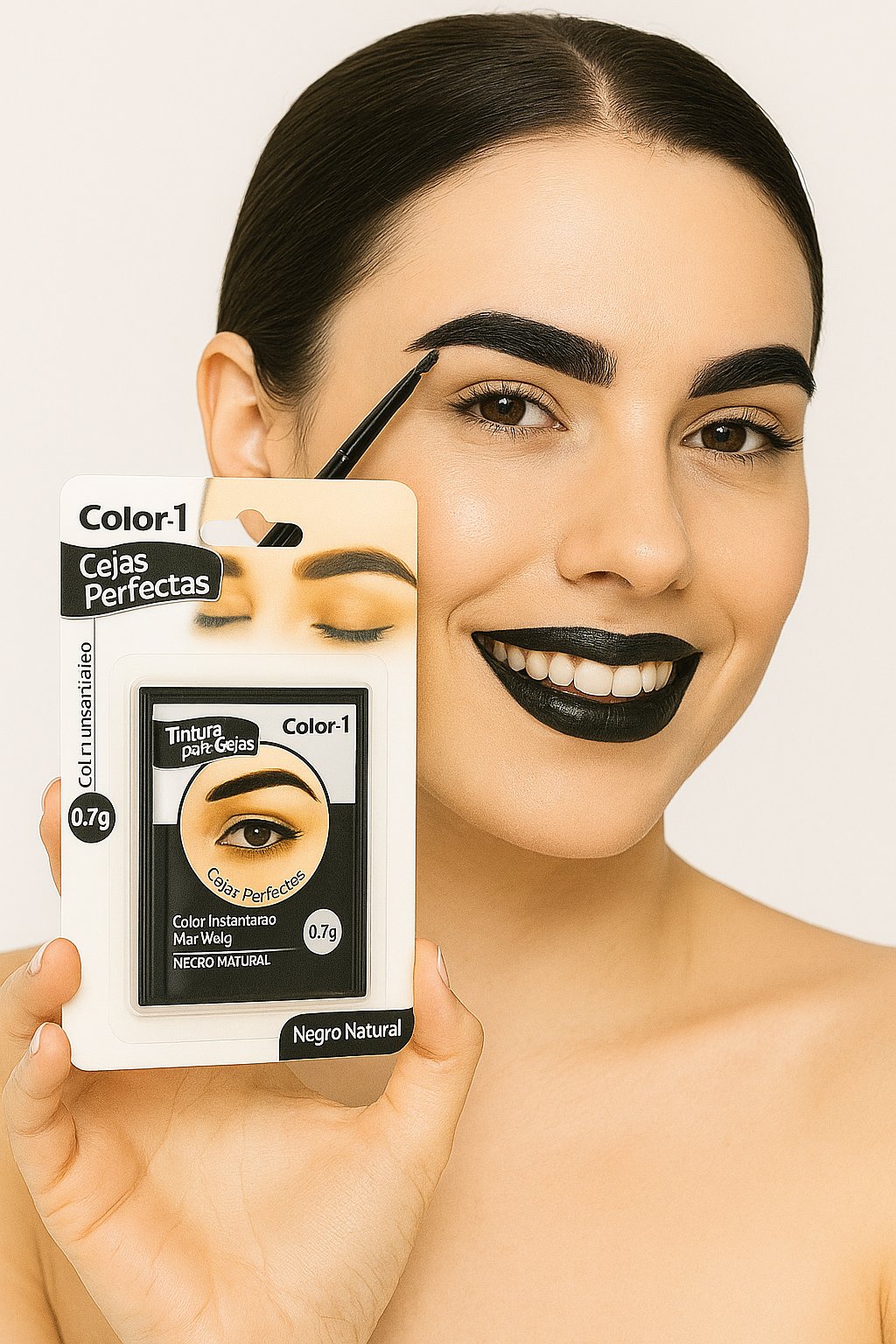 Tinte para cejas color 1  Negro Natural
