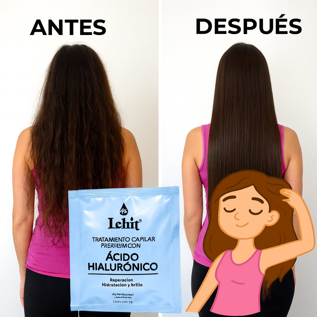 Tratamiento Capilar Premium Acido Hialuronico Lehit X30gr