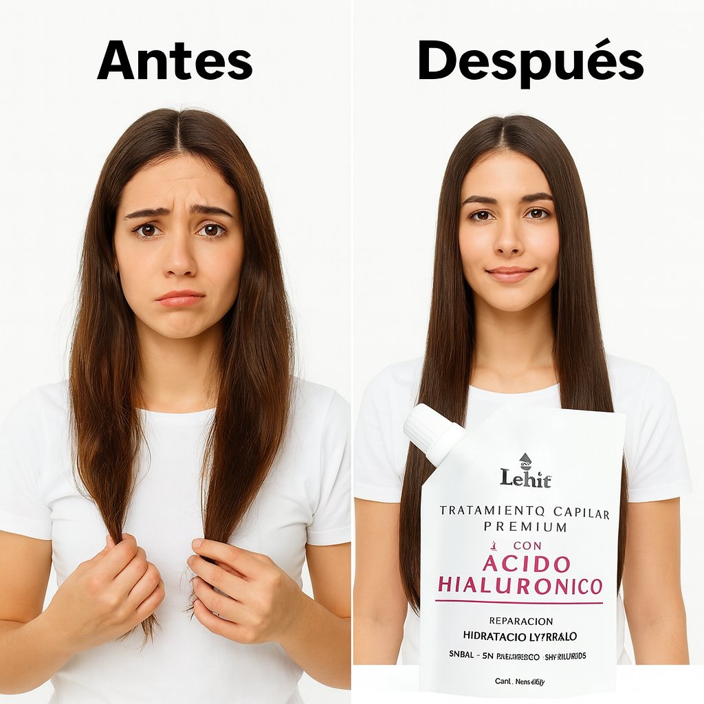Tratamiento Capilar Con Ácido Hialurónico Doypack Lehit X90gr