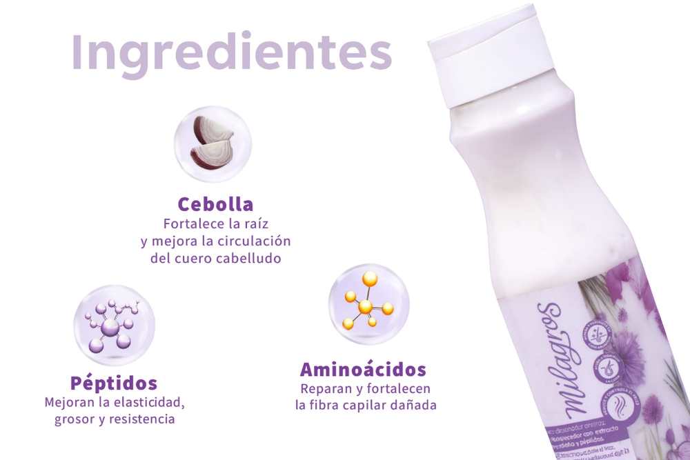 Acondicionador de Cebolla Milagros X450ML