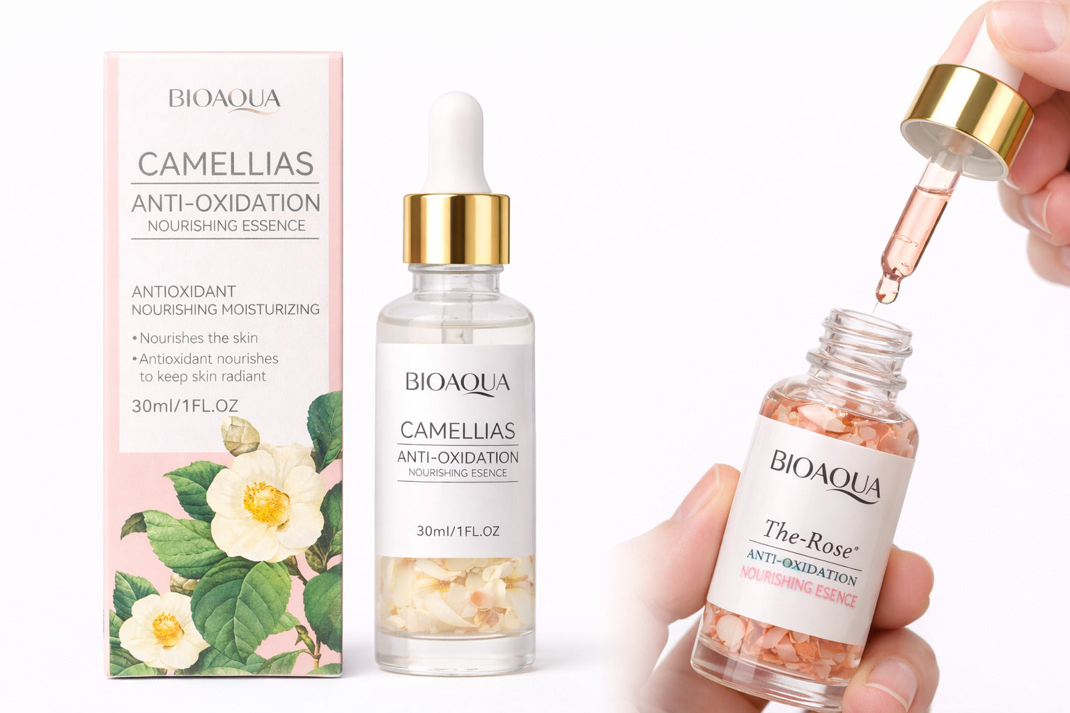 BIOAQUA Camellias Anti-Oxidation Nourishing Essence