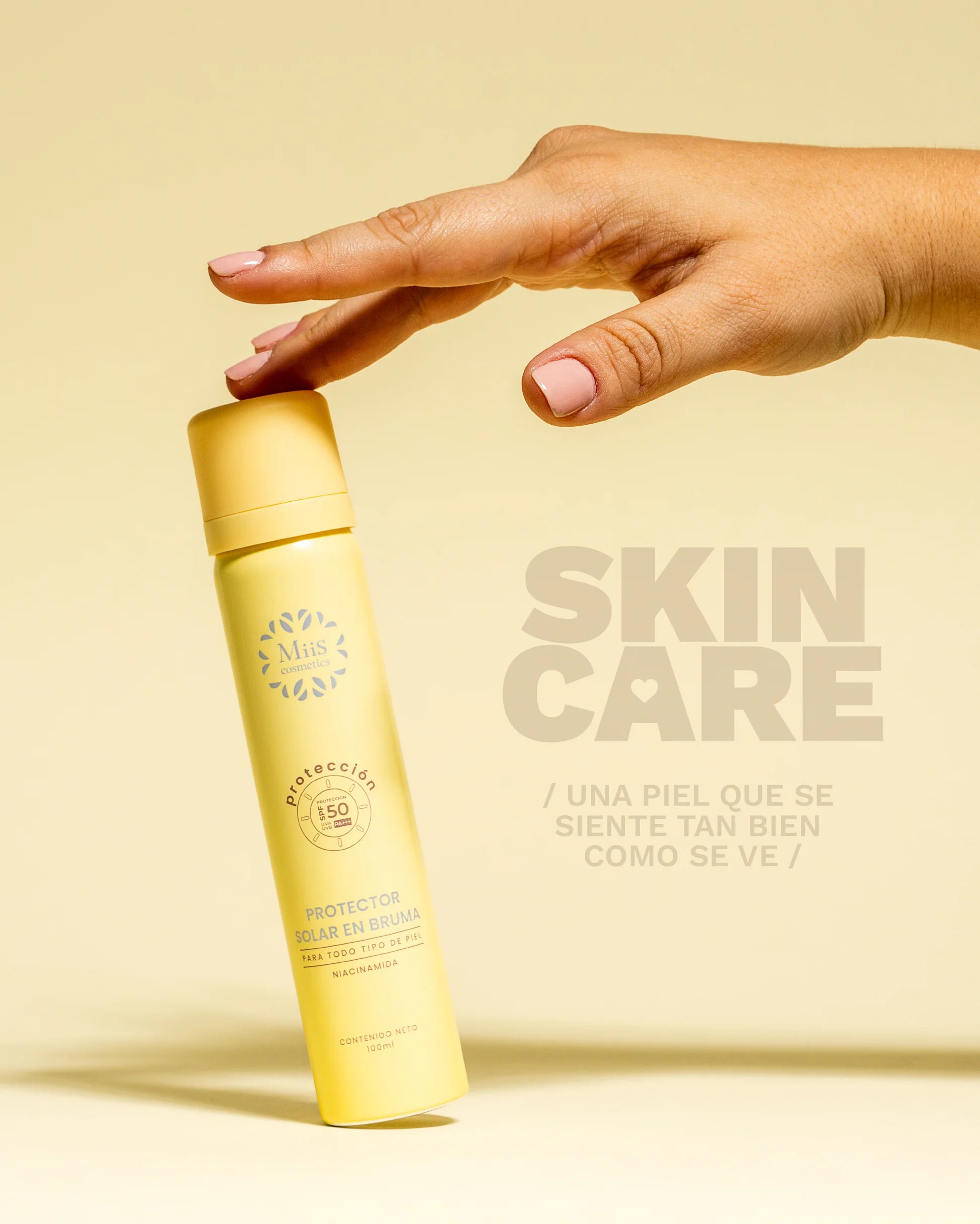 Protector solar en Bruma - Miss Cosmetics