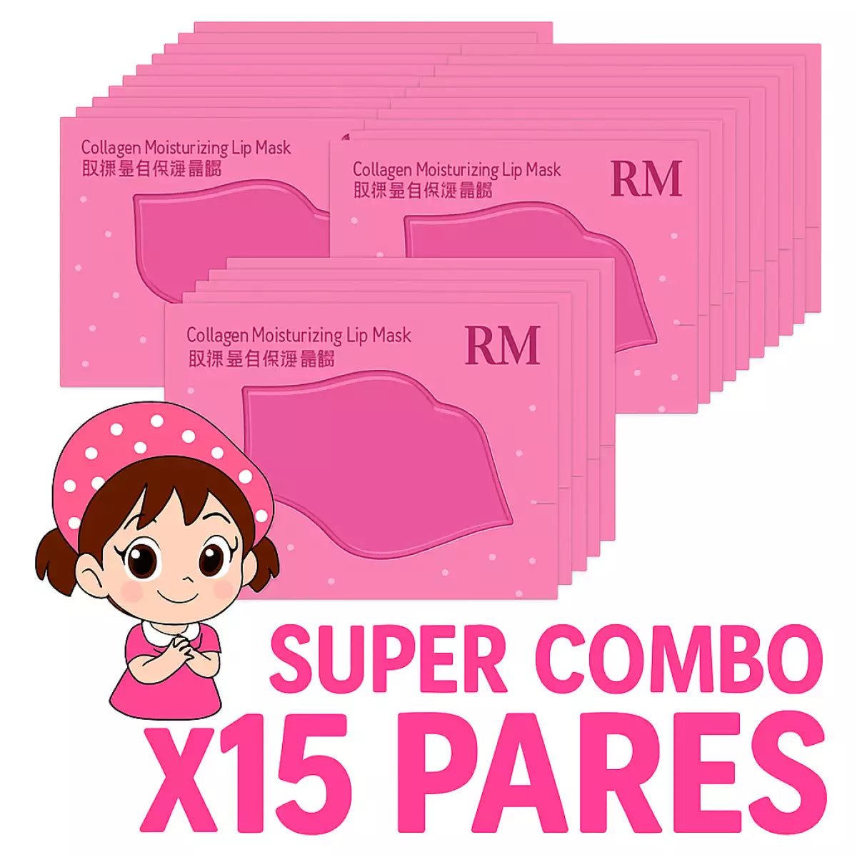 Colageno De Labios Bioaqua X15 Pares