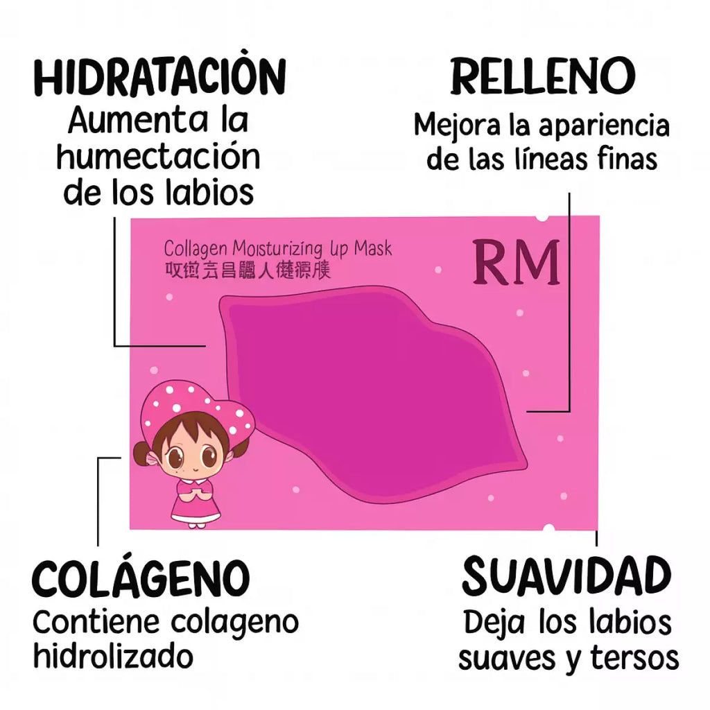 Colageno De Labios Bioaqua X15 Pares