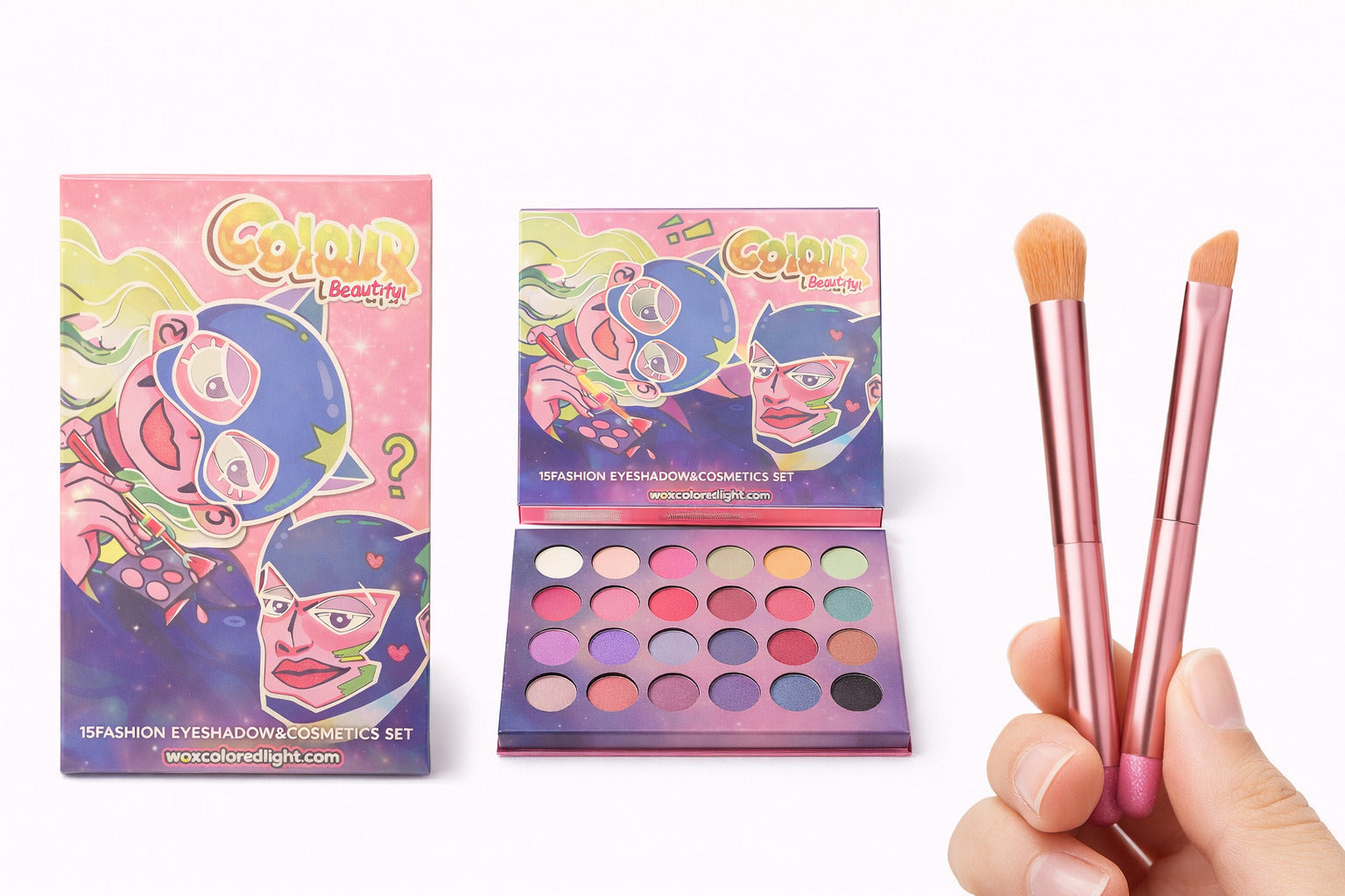 Colour Beauty – Set de Maquillaje Fashion 15 en 1