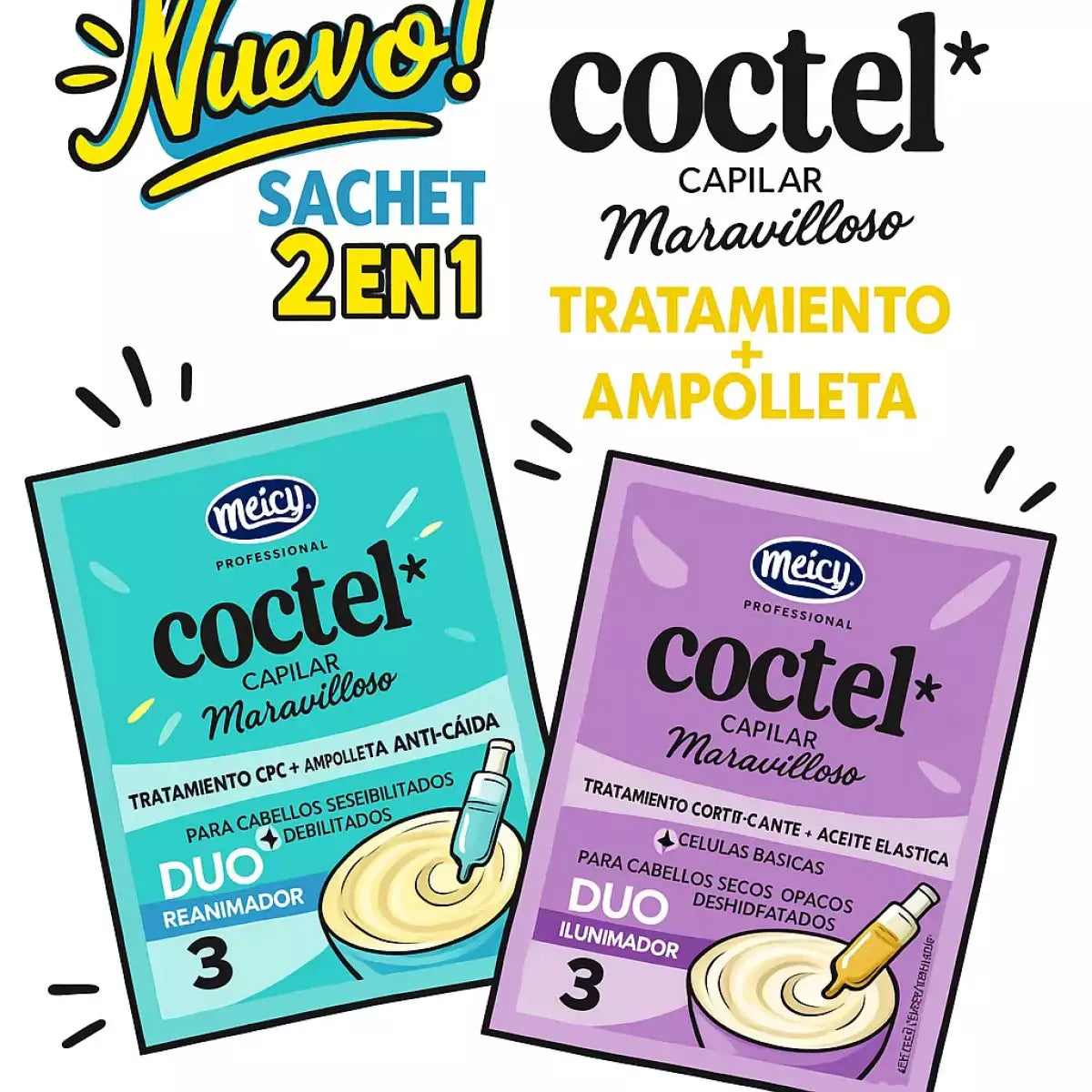 Combo Coctel Capilar Maravilloso Meicy’s