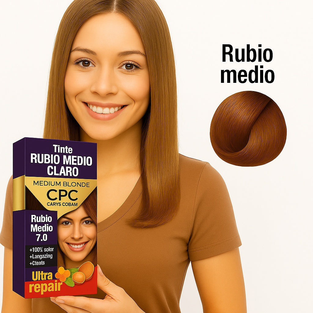 Tinte Cpc 7.0 Rubio Medio X 50 Ml