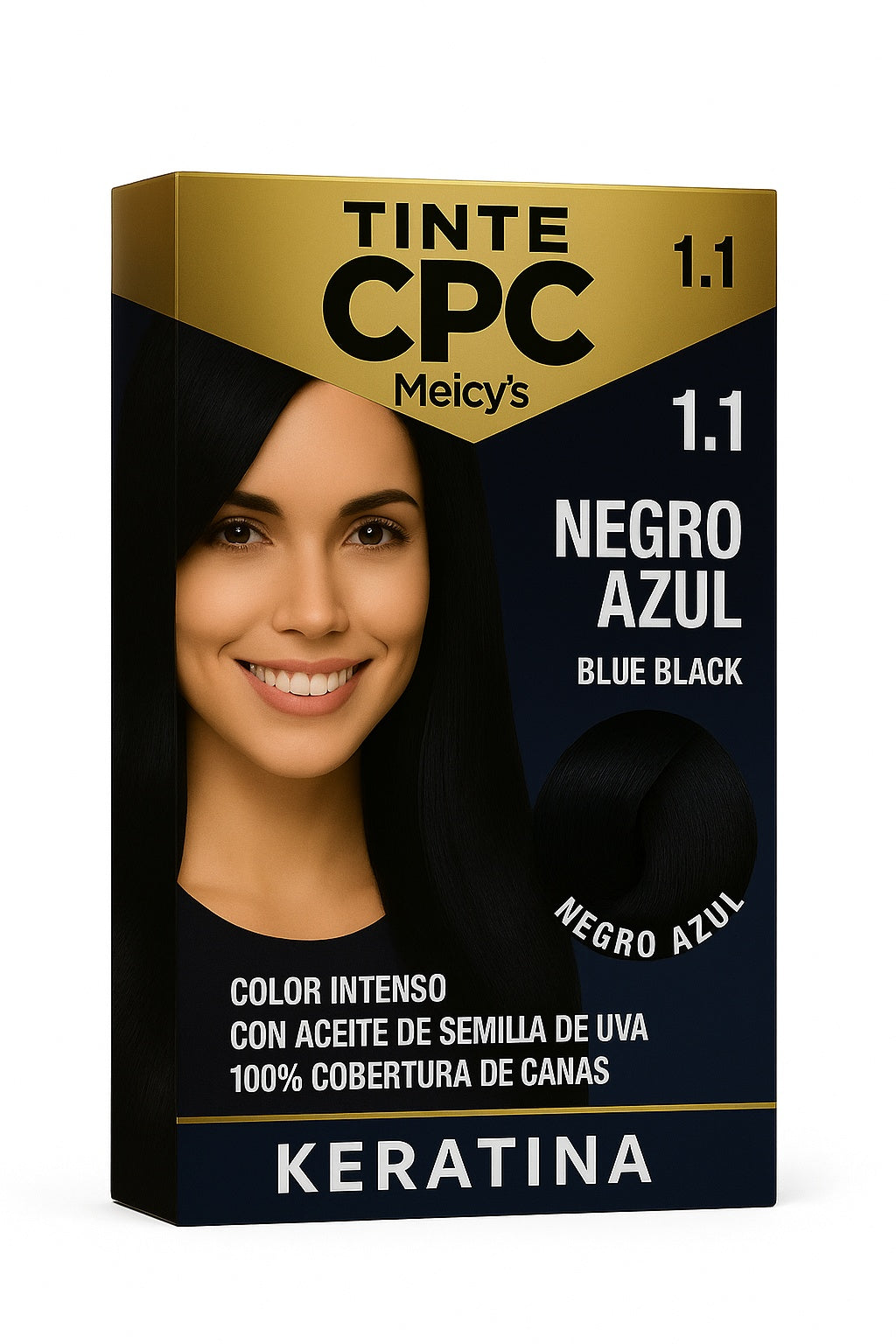 Tinte Cpc Negro Azul  1.1 Meicys