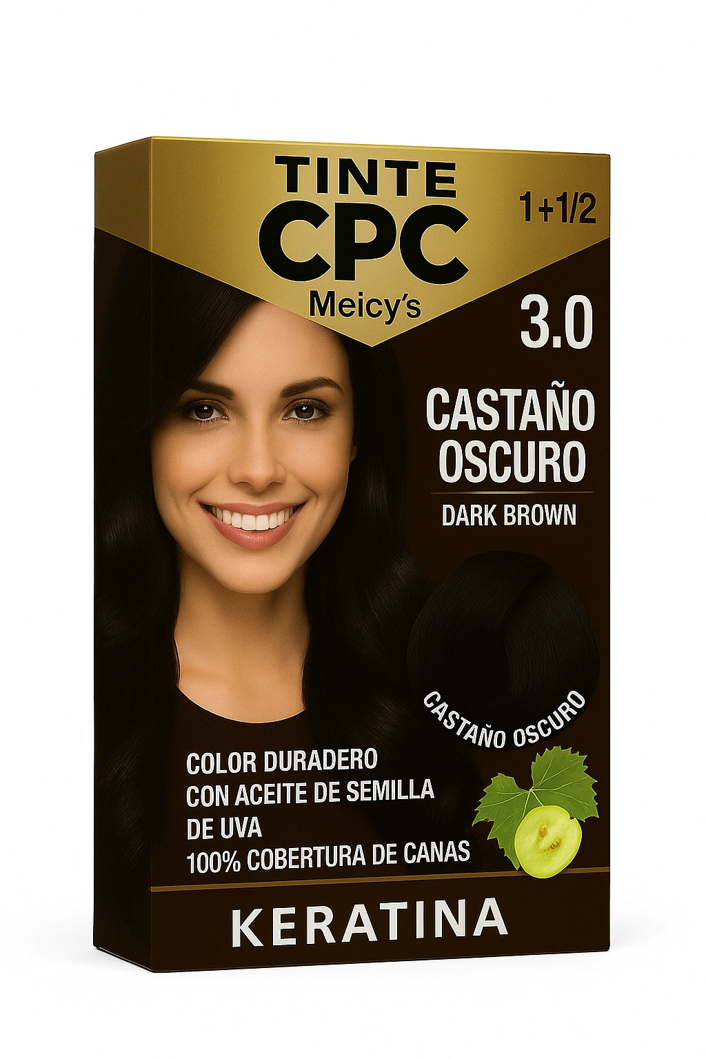 Tinte Cpc Castaño Oscuro 3.0 Meicys