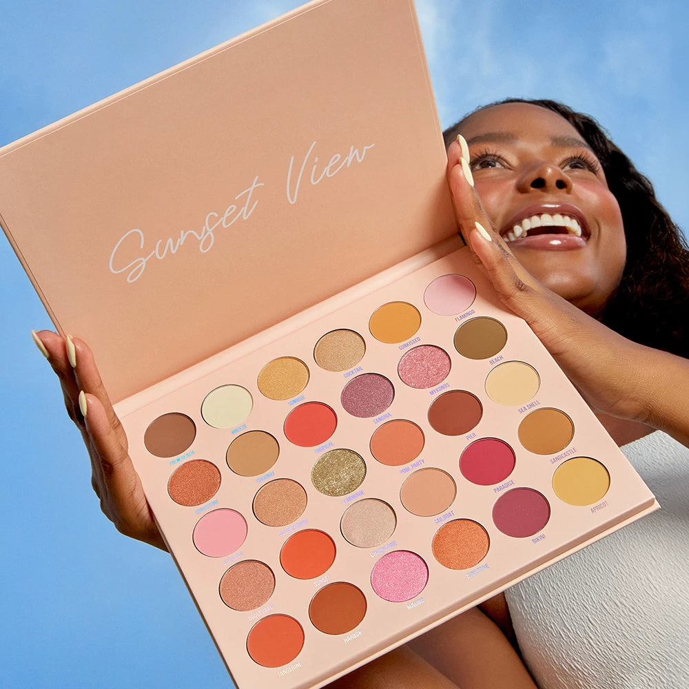Paleta X30 Sombras Sunset Glam Samy - Tendecia