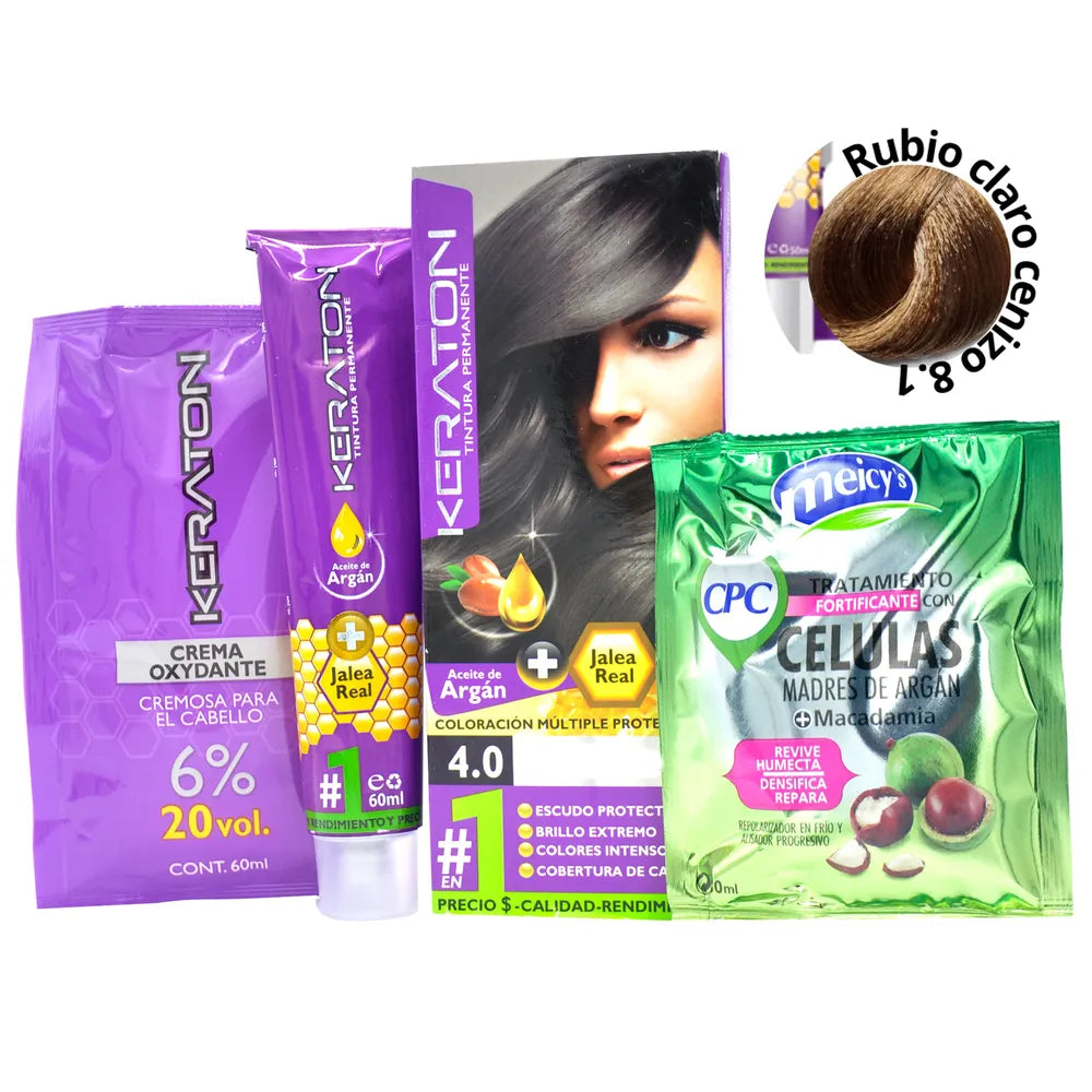 Keraton Rubio Claro Cenizo 8.1