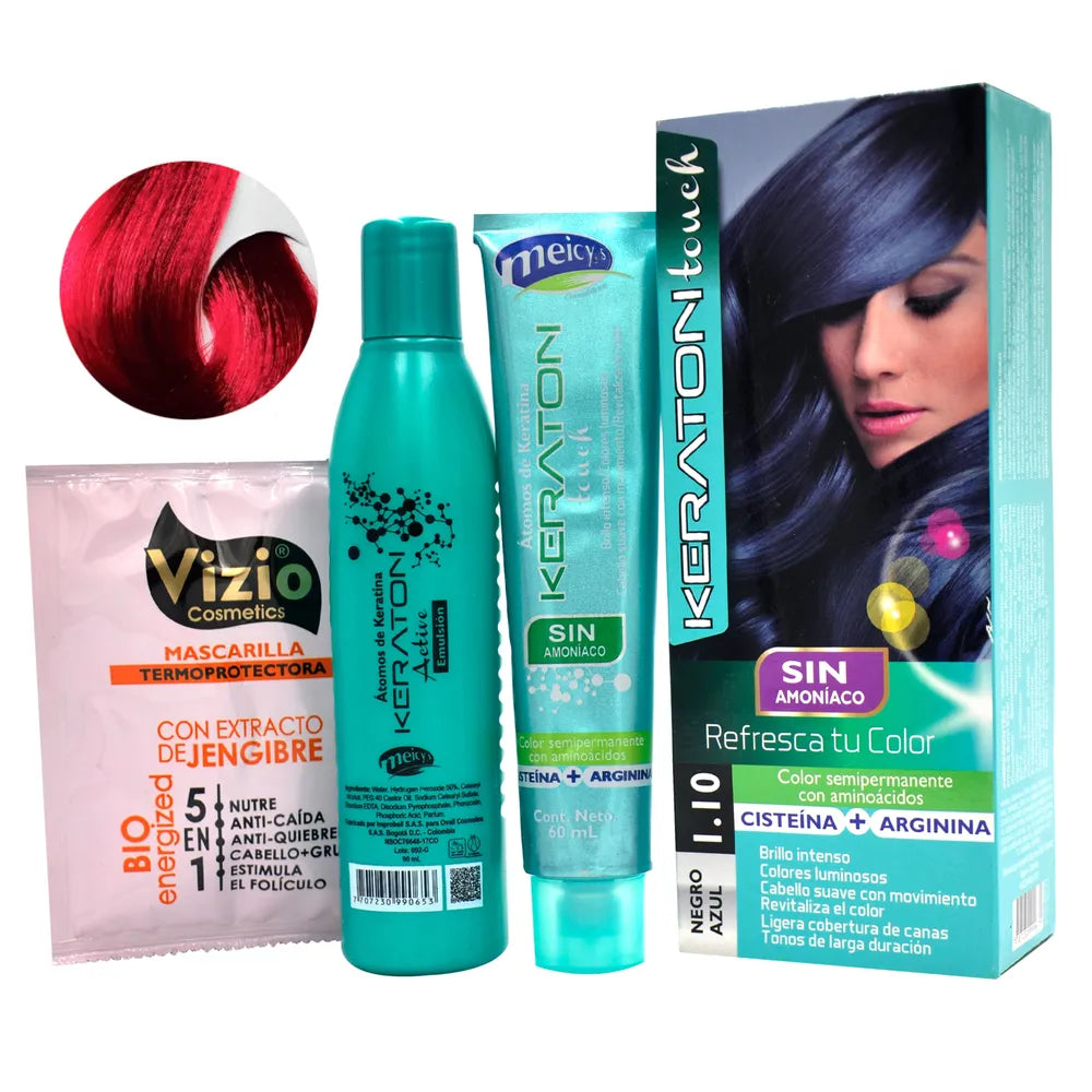 Keraton Touch Sin Amoniaco 6-66 Rojo Shanghai