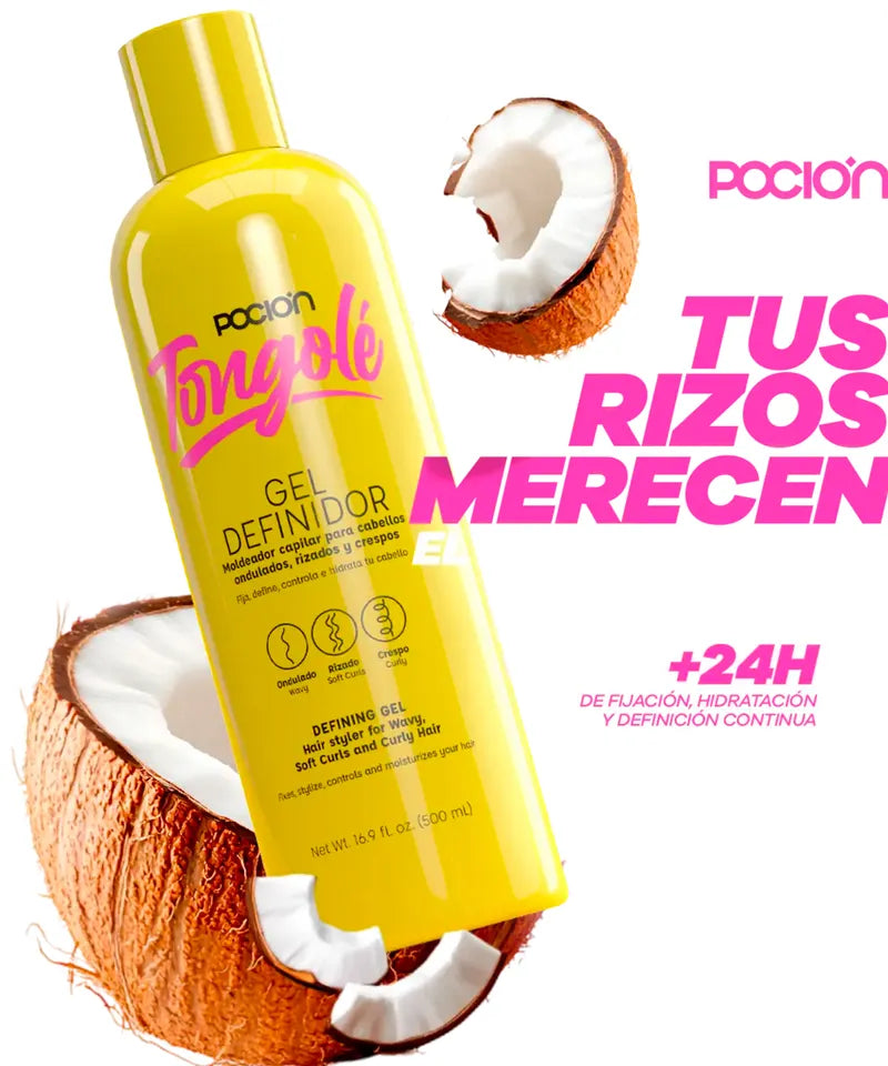 Gel definidor de Rizos Tongolé La Poción X500Ml